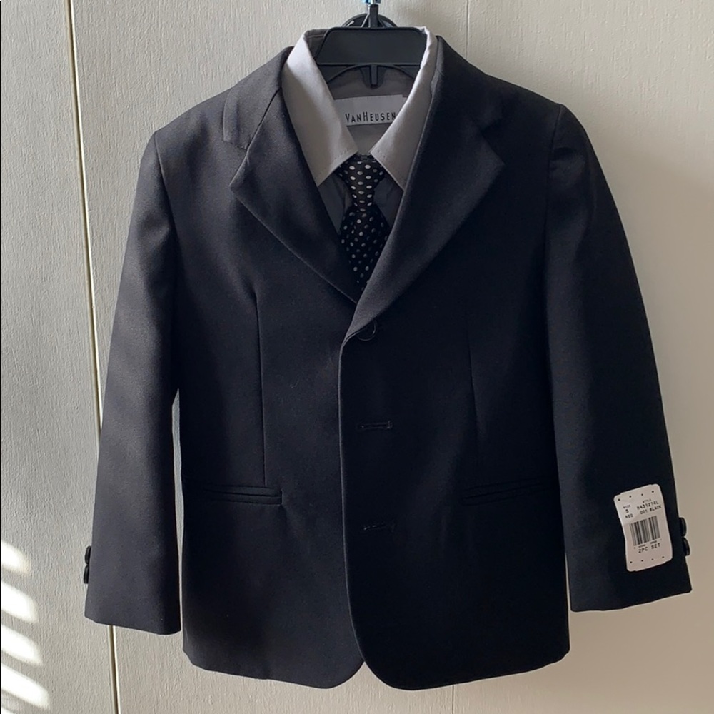 Toddler 3-piece suit set with tie